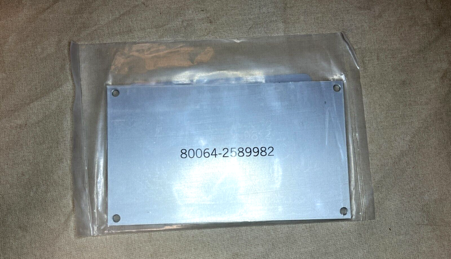 2590-01-657-7201 NAVAL SHIP INSTRUCTION PLATE 2589982