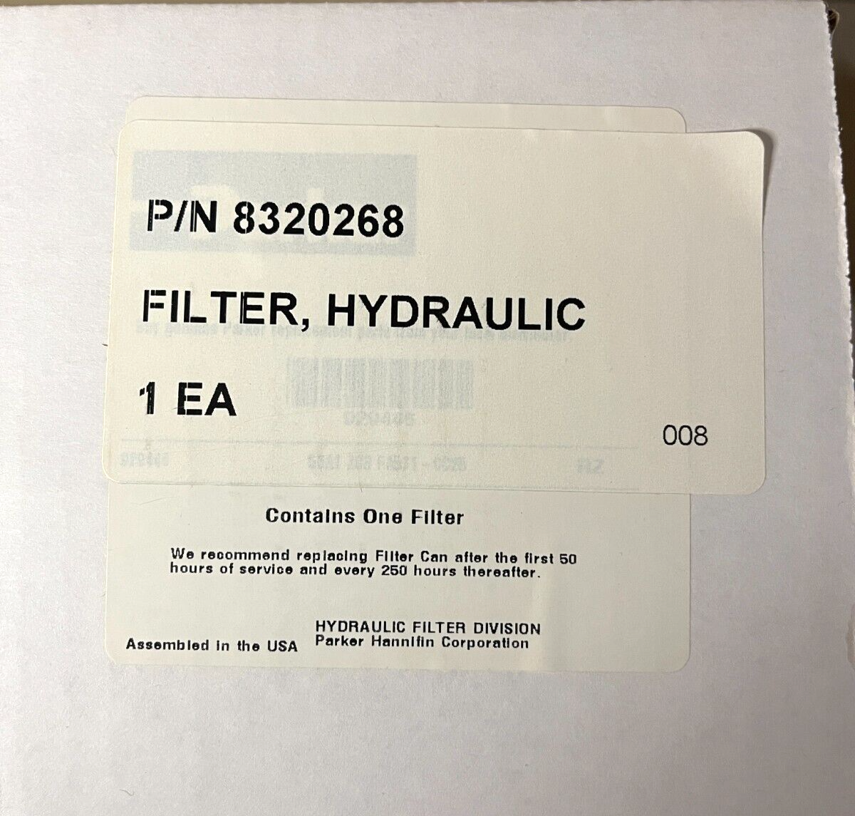 1000 HOUR JLG FORKLIFT TRUCK FILTER ELEMENT KIT 1001102924 2990-01-585-8958