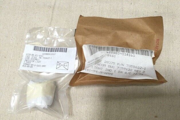 USGI M939 M800 M900 HI BEAM DASH BLUE LENS INDICATOR 7358622-1 OEM NOS