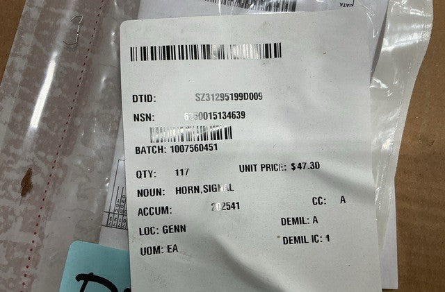 Signal Horn 3621542C91 NSN 6350-01-513-4639 - photo 4