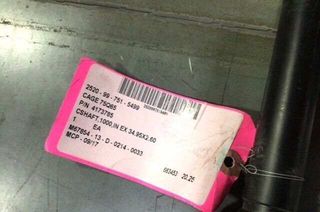 OSHKOSH 4173785 10384 VEHICULAR PROPELLER INTERMEDIATE SHAFT 2520-99-751-5499