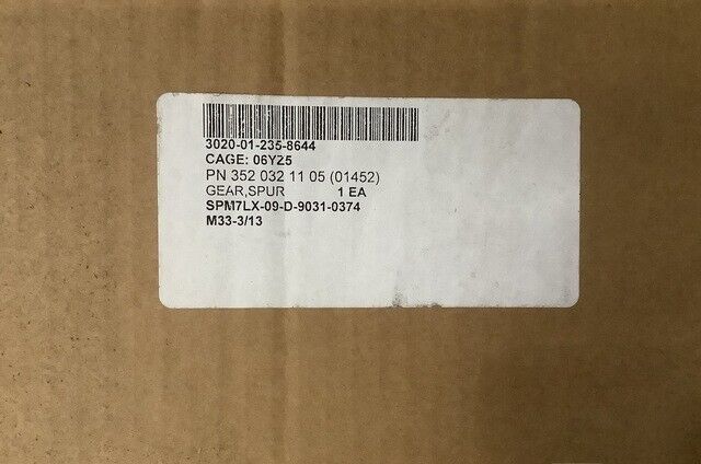 SPUR GEAR FOR SMALL EMPLACEMENT EXCAVATOR (R048)/HMMH (X501) 3520321105 01452