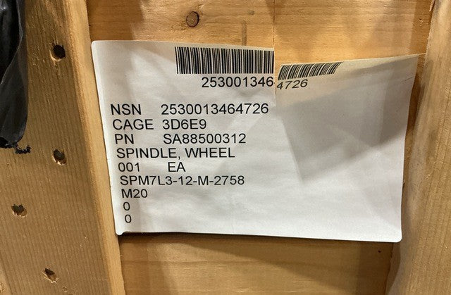 Wheel Spindle SA88500312 NSN 2530-01-346-4726 - photo 4