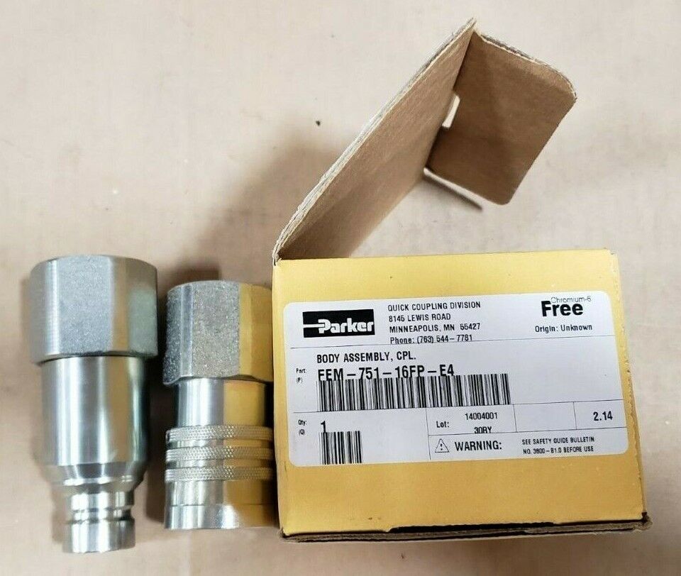 PARKER FLUSH FACE QUICK COUPLING FEM-751-16FP-E4