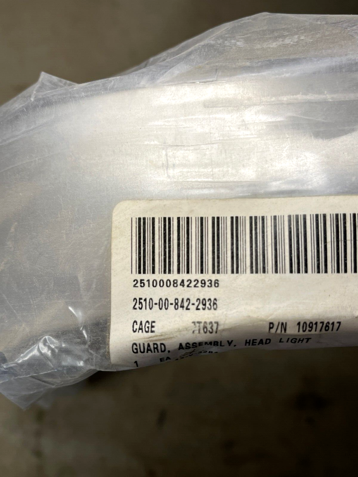 MILITARY M-113A1, M-113A2, M-113A3 10917617 HEAD GUARD ASSEMBLY 2510-00-842-2936
