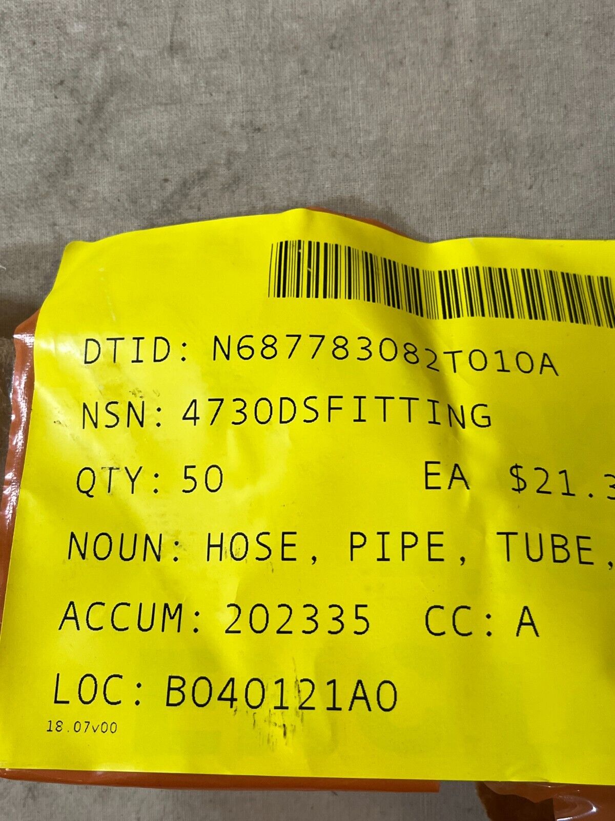 EATON OEM HOSE PIPE TUBE FITTING