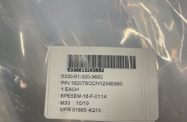 MILITARY M1A1 M1A2 M-1 12345980 HR980 SPECIAL SHAPED SEAL 5330-01-320-3692