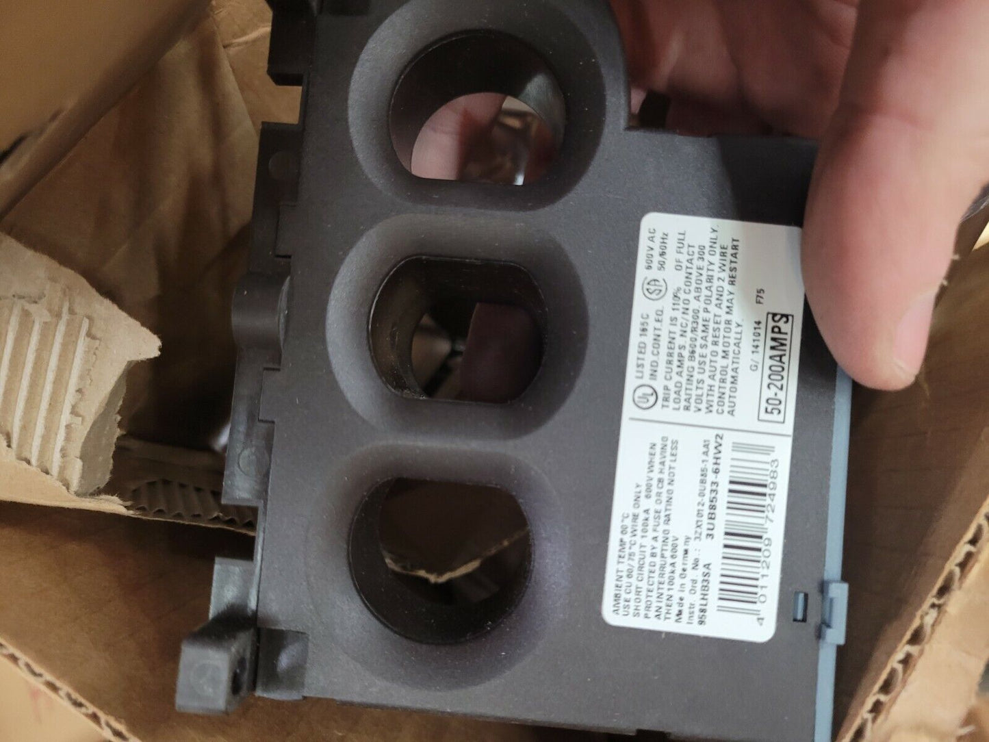 NEW SIEMENS RELAY POWER PLANT 5945-01-583-8348 3UB85336 958LHB3SA