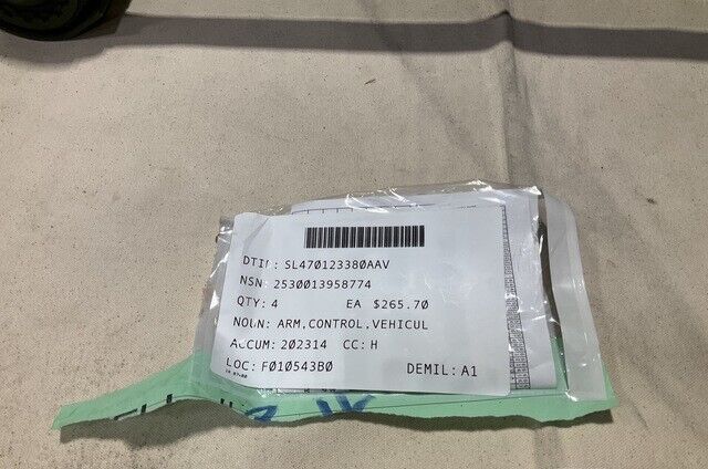 FMTV LMTV HIMARS CONTROL ARM, TORQUE ROD 00001-3019 12417270 2530-01-395-8774