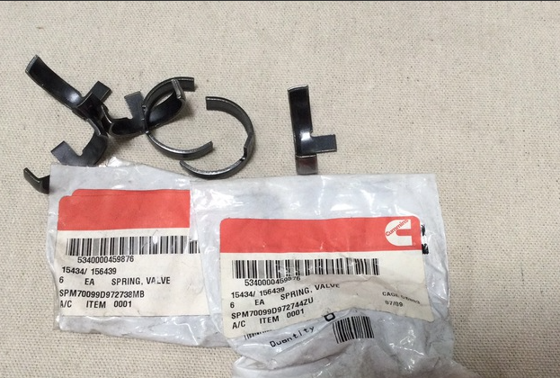 (6) New OEM Genuine Cummins SPRING VALVE CLIP 156439 15434 5340-00-045-9876