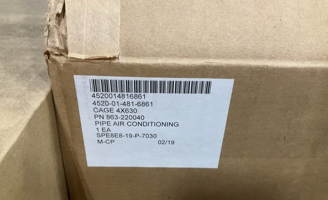 Air Conditioning Pipe M871A3 NSN 4520-01-481-6861 - photo 7