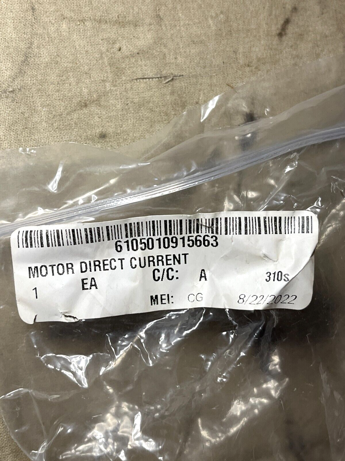 HELICOPTER HH-6 MOTOR TECHNOLOGY 230A110 DIRECT CURRENT MOTOR 6105-01-091-5663