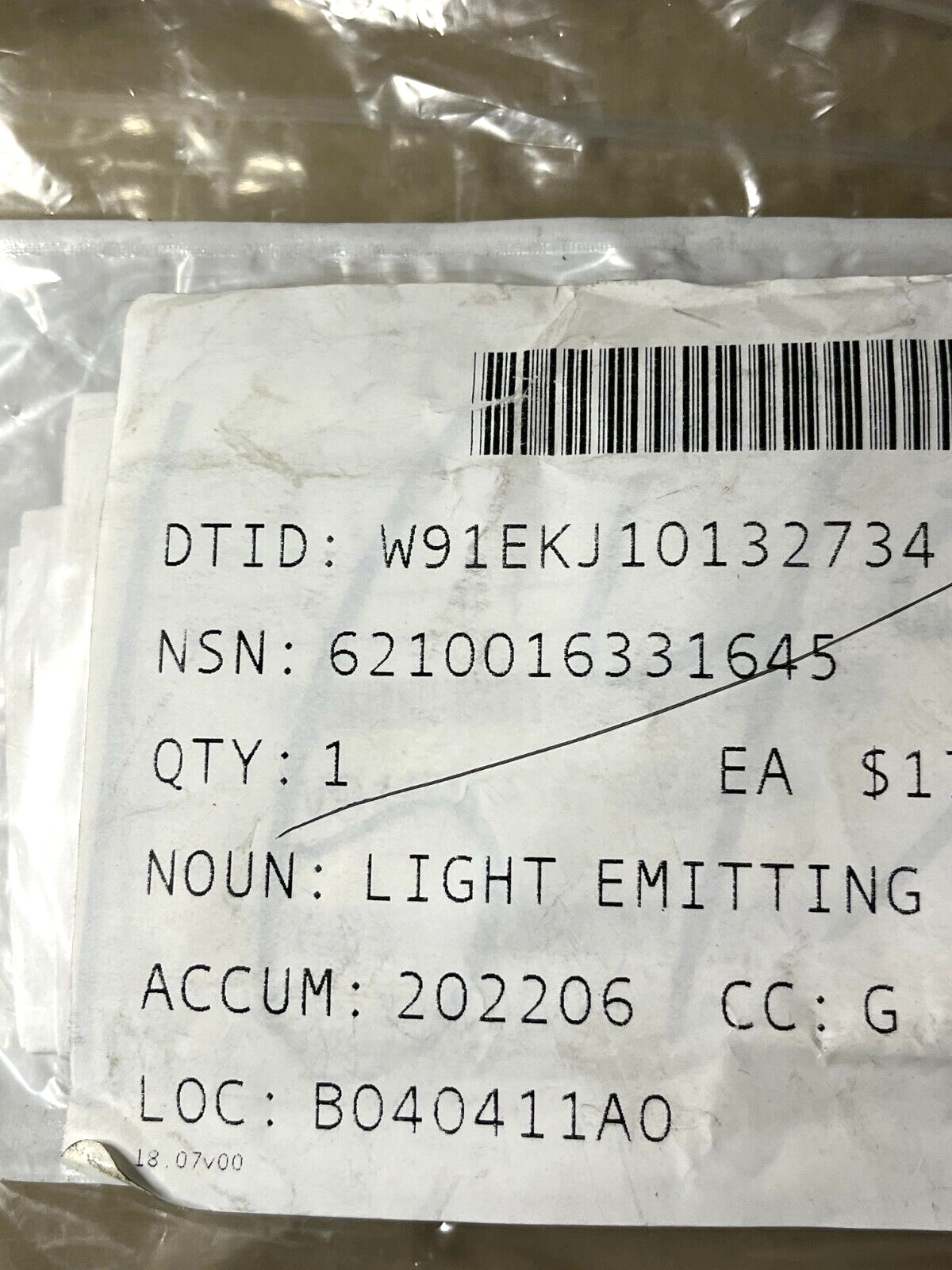 TRUCK-LITE 07431 12V 24V FRONT YELLOW LIGHT LED EMITTING DIODE 6210-01-633-1645