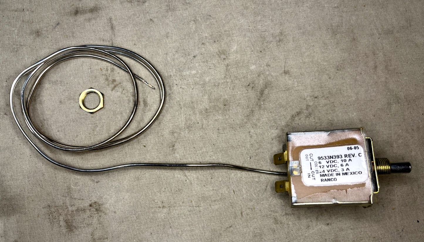 HMMWV CUCV 65139 6V 12V 24V THERMOSTATIC SWITCH 404028 10KP680 5930-01-165-1657