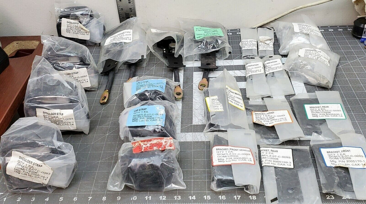 HMMWV 4 PASSENGER SEAT BELT RESTRAINT SYSTEM 2540-01-542-5419