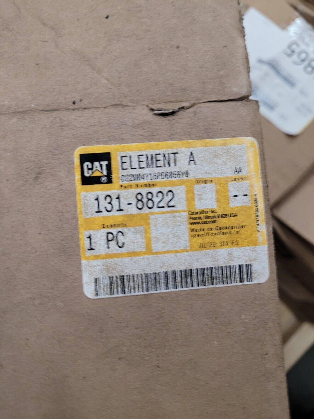 GENUINE CAT Caterpillar 1318822 Radial Seal Outer Air Filter Cat 131-8822