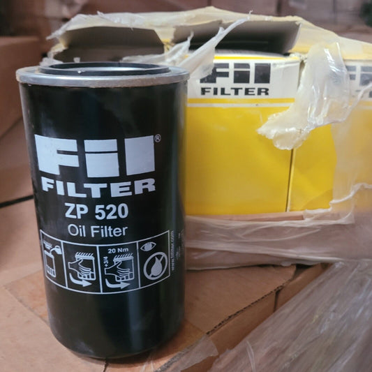 1 CASE GENUINE FIL FILTER OEM ZP 520 ENGINE AIR AND OIL FILTER CASE OF 12