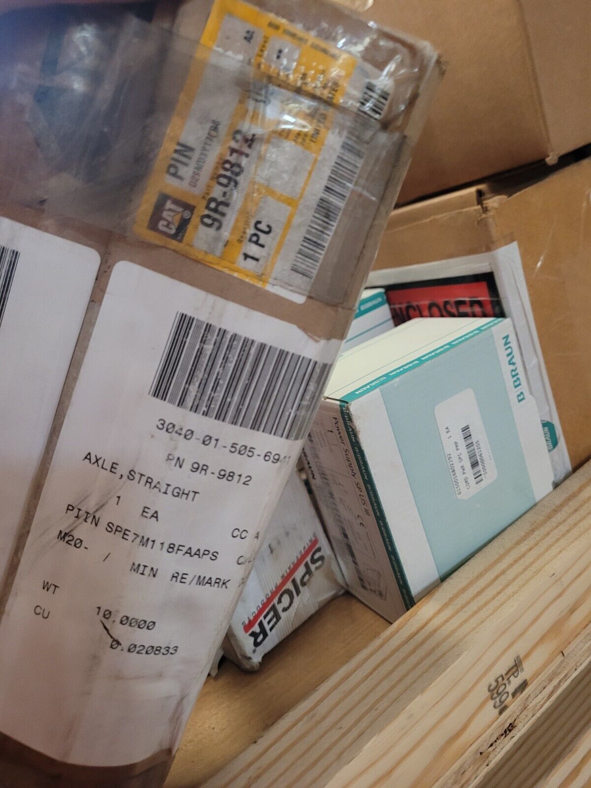 CAT OEM 9R9812 Pin Dipper Cylinder Tube Boom Fits 416B, 416C, 416D, 420D, 430D