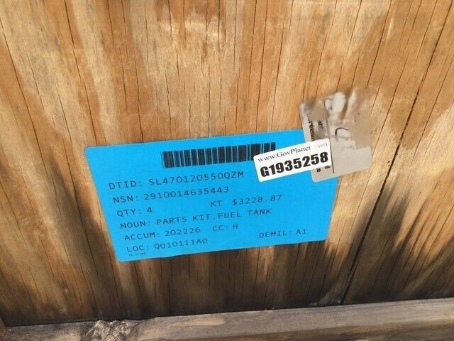 M1070 M1075 PLS TRUCK OSHKOSH 3173392 KIT AUXILLARY FUEL TANK 2910-01-463-5443