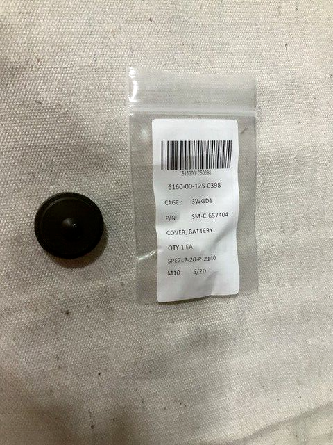 USGI MILITARY STATZ SM-C-657404 BATTERY COVER RT207047-1 6160-00-125-0398 USA