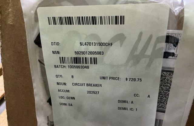 Circuit Breaker FD3050V NSN 5925-01-269-5983 - photo 10