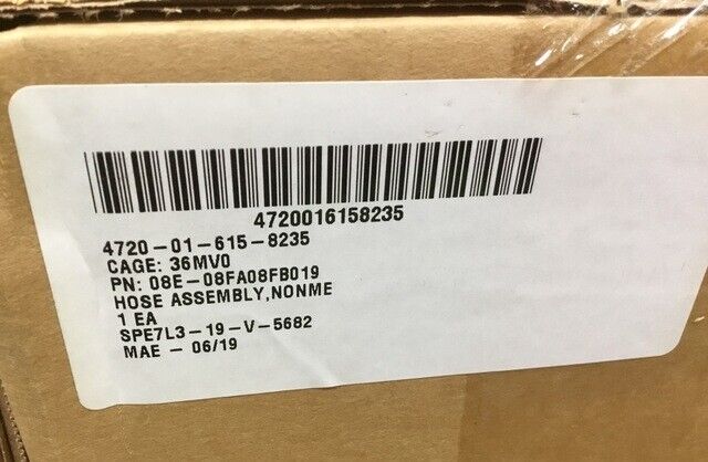 MRAP-RG-33 19" L NONMETALLIC HOSE ASSEMBLY 08E-08FA08FB019 4720-01-615-8235