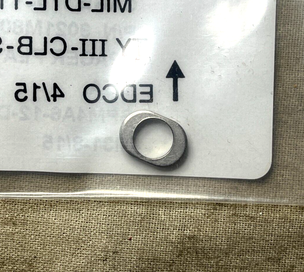 (3) GENERAL 9021M80P03 NON-CIRCULAR PLATE SPACER NSN 5365-01-220-3407