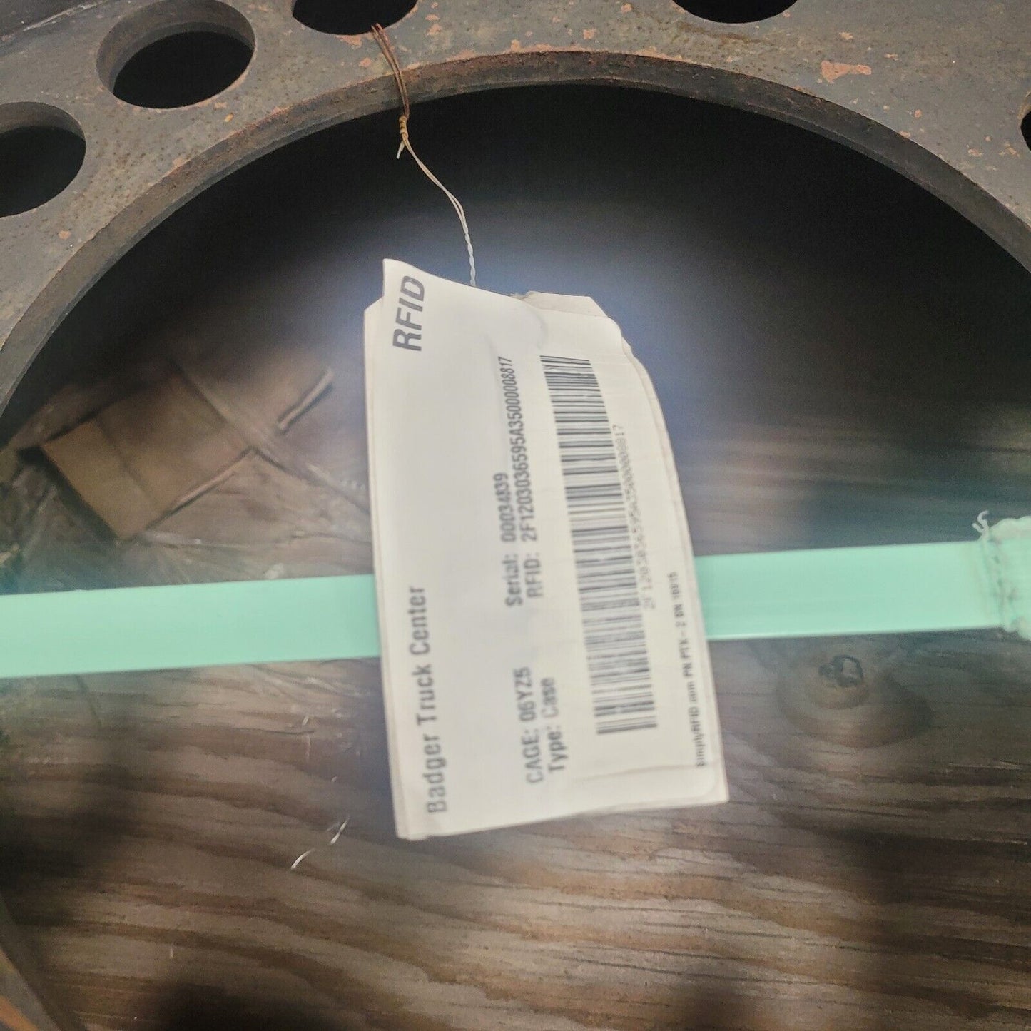 GENUINE MILITARY HEMMT TRUCKS 5HE16 05-15091-00 INNER WHEEL HALF RIM NOS