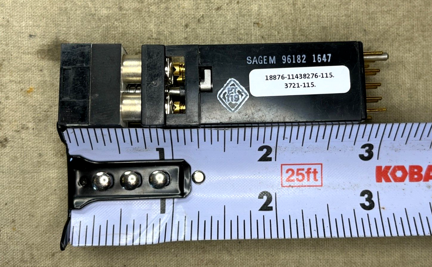MIM-104 PATRIOT SAGEM 11438276-115 PUSH SWITCH 3721-115 5930-01-105-1965 NOS