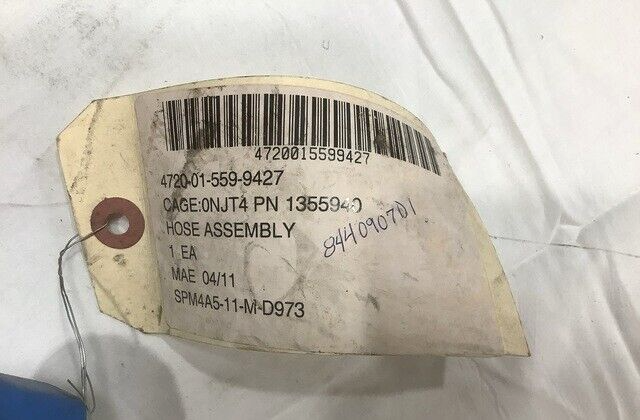 HEMTT TRUCK OSHKOSH 1355940 3/4'' NONMETALLIC HOSE ASSEMBLY 4720-01-559-9427