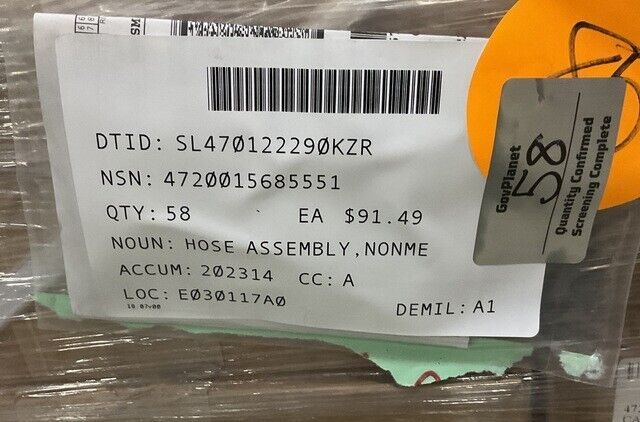 MRAP NAVISTAR DEFENSE 3688830C91 AC CONDENSER LIQ HOSE 3688830C91L 4720015685551