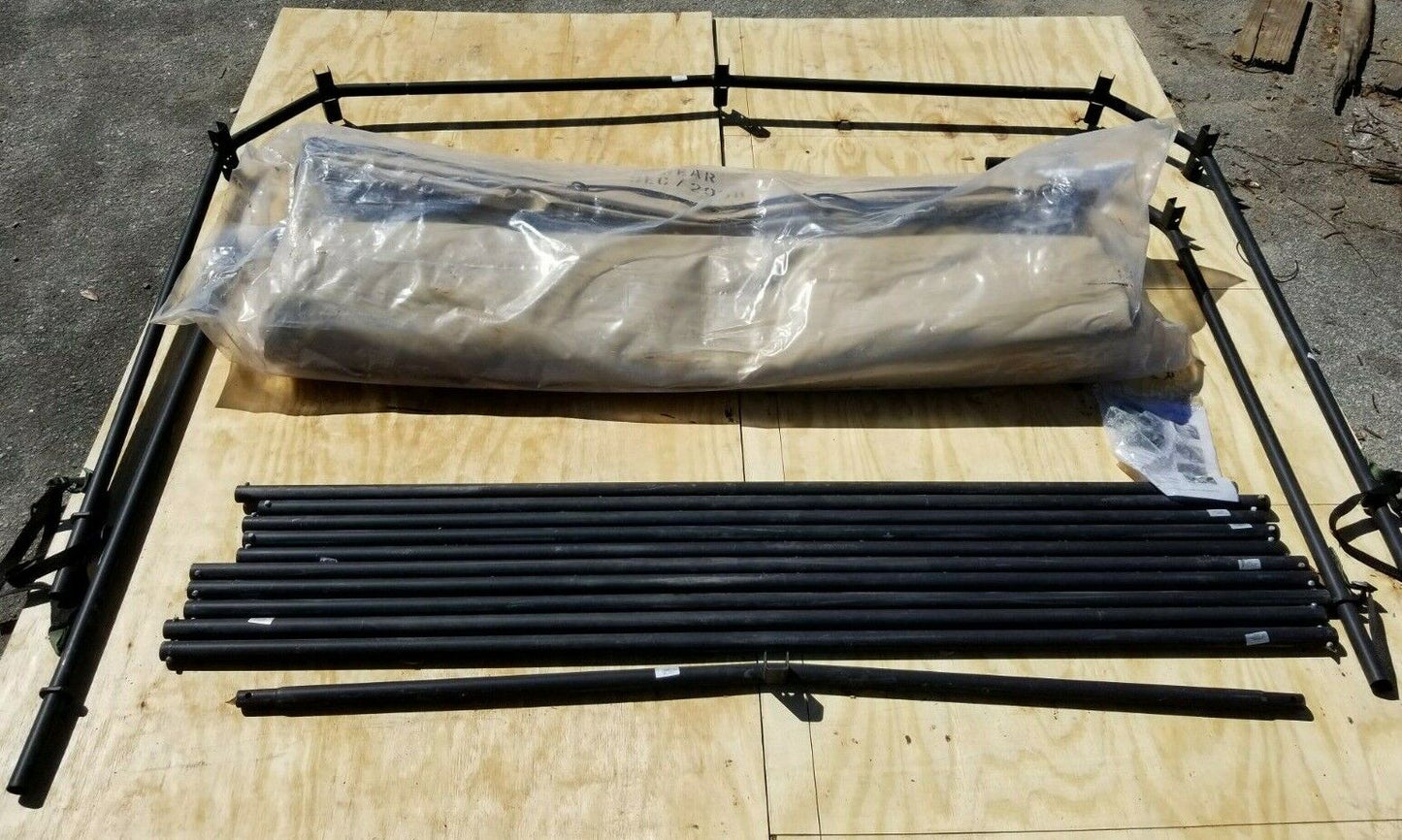 FMTV LMTV CARGO KIT TAN M1078 Cargo Kit With Tubes Military Truck New Surplus
