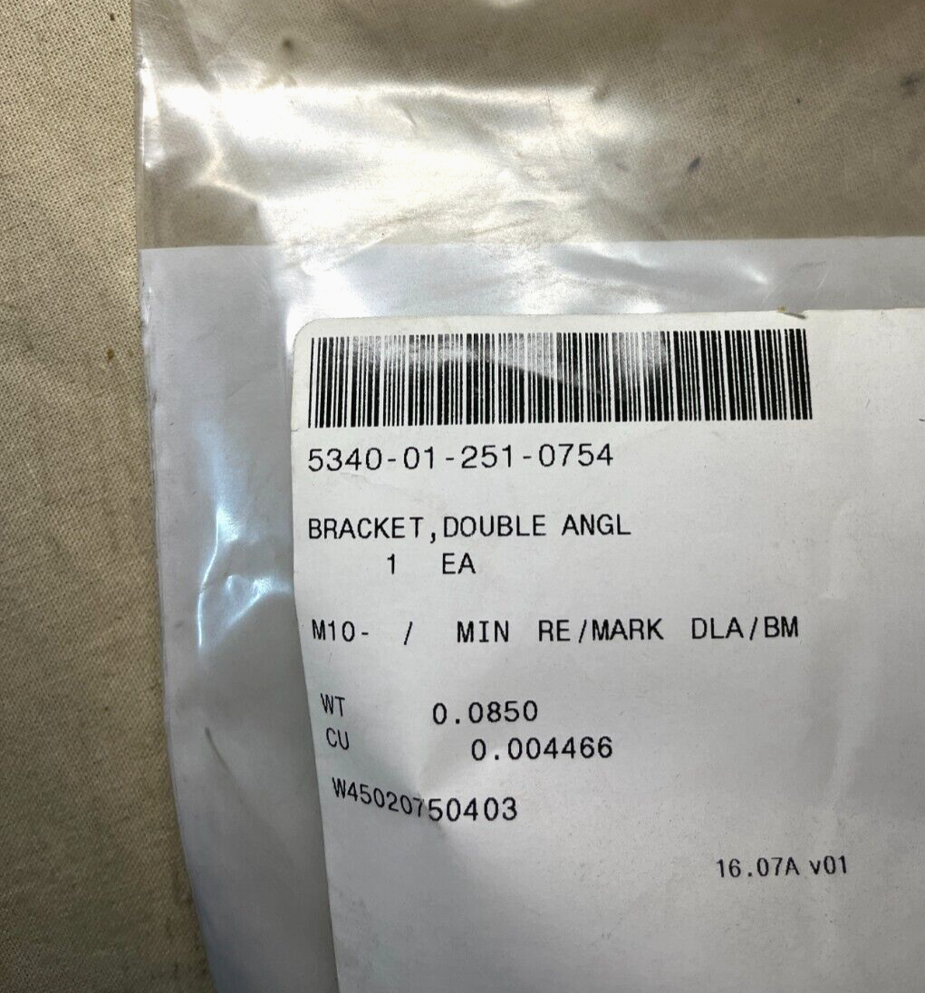 HMMWV HUMMER 12338633 DOUBLE ANGLE BRACKET WIRE HARNESS 5591820 5340-01-251-0754