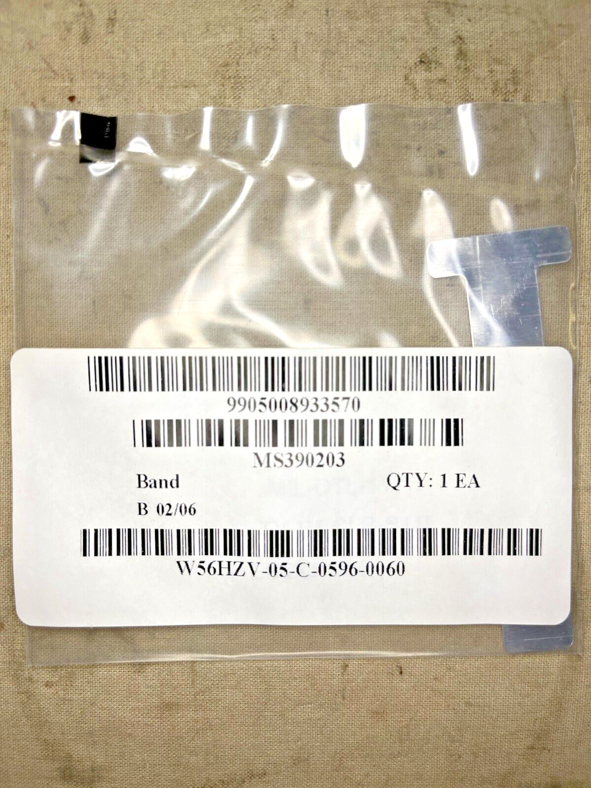 MILITARY MARKER BAND ALUMINUM .012 X 3 5/8 MS39020-3 M43436/1-3 9905-00-893-3570