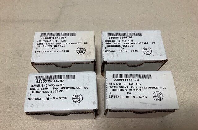 NEW MRAP M-ATV BUSHING SLEEVE 0312105927-00 22KP887 5365-01-584-4707 Pack of 4