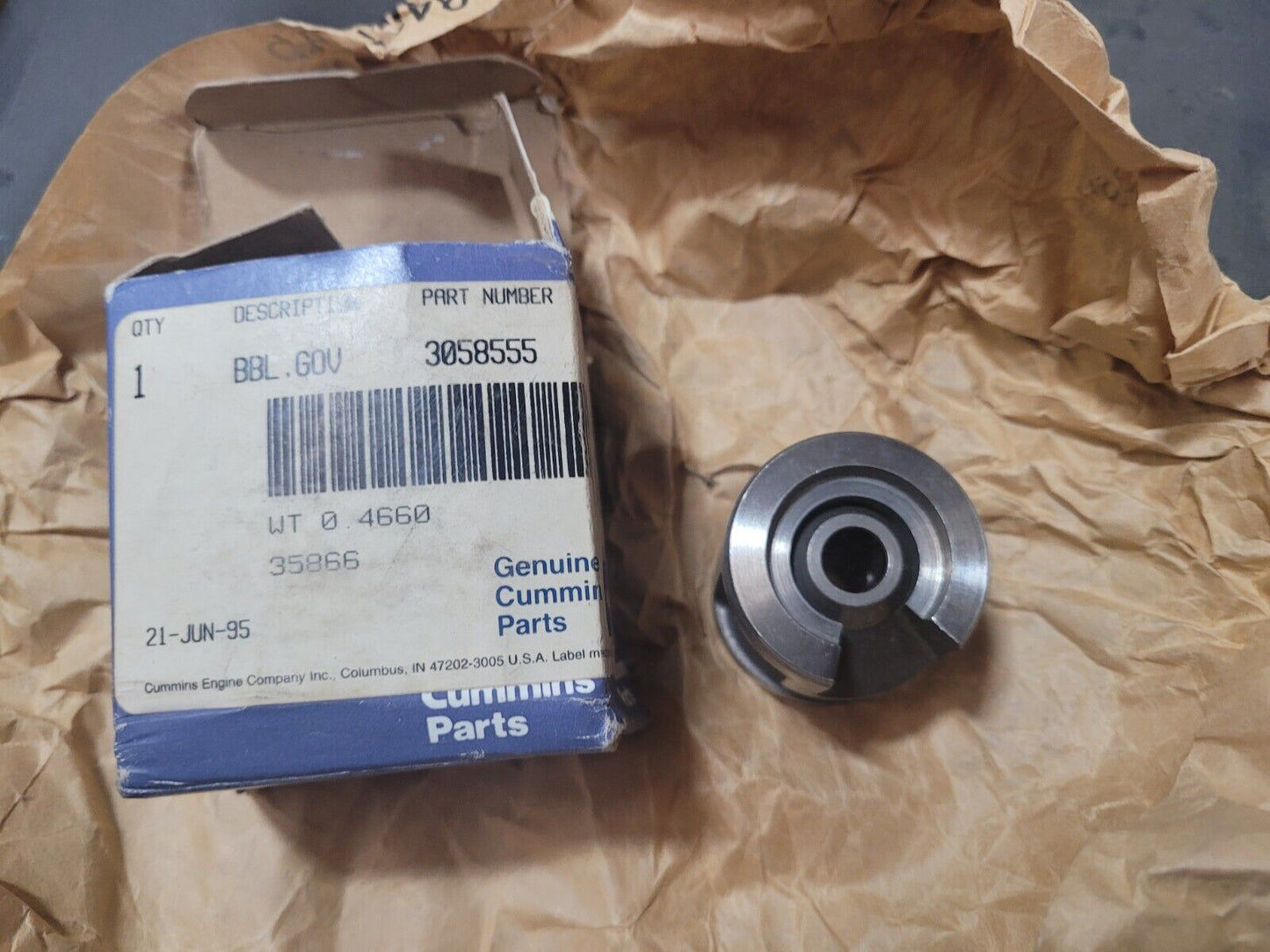 GENUINE OEM CUMMINS 3058555 BARREL - GOVERNOR FOR DIESEL ENGINE 2815-01-325-9311