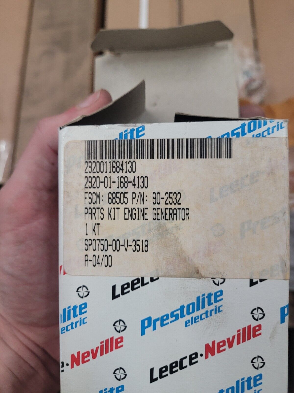 HMMWV M998 90-2532 ALTERNATOR BEARING,SEAL ENGINE PARTS KIT 2920-01-168-4130