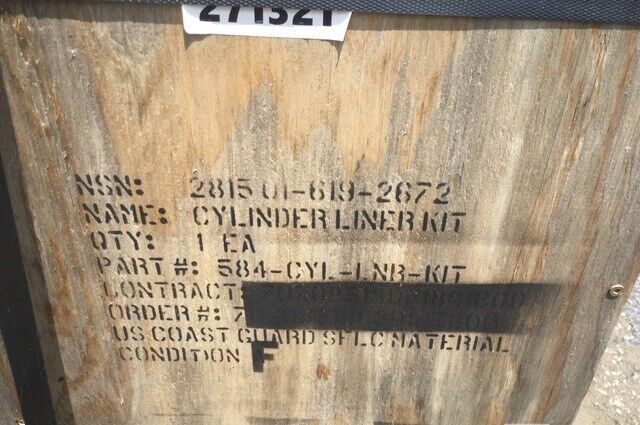 MTU 584-CYL-LNR-KIT Cylinder Liner Kit 2815-01-619-2672 2815016192672
