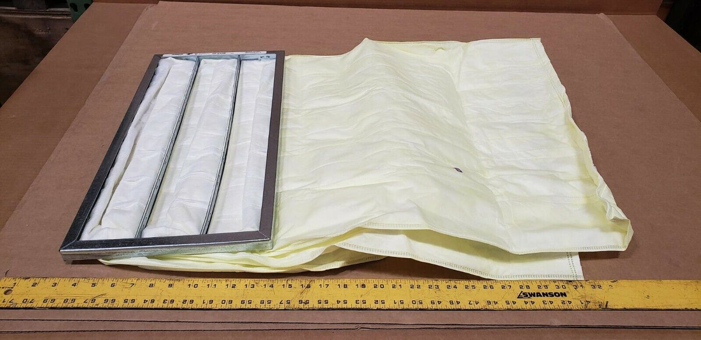 12" x 24" x 29 MERV 15 3-Pocket Synthetic Media Aerostar SoniQ Pocket Filter