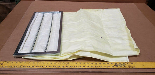 12" x 24" x 29 MERV 15 3-Pocket Synthetic Media Aerostar SoniQ Pocket Filter
