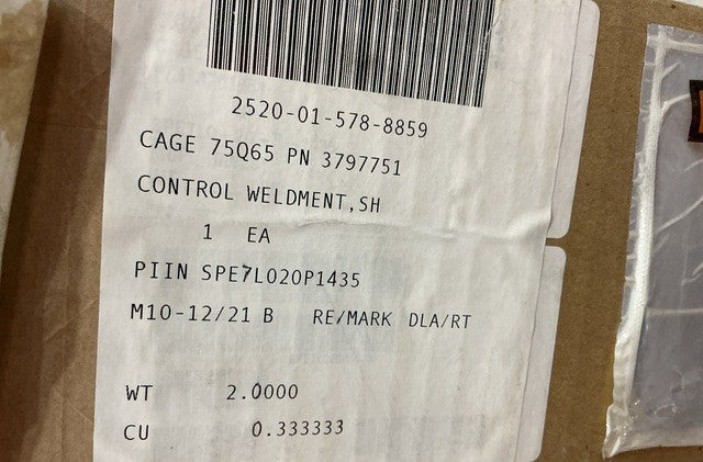 Control Weldment M1070A1 NSN 2520-01-578-8859 - photo 4