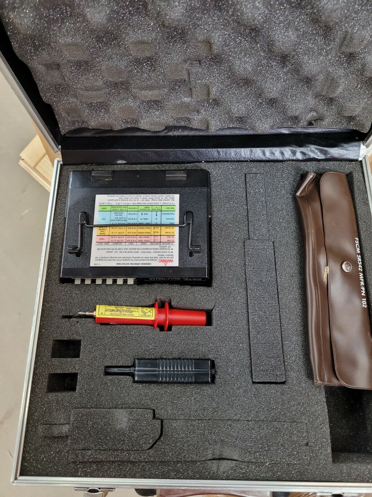 Addendum T00377 Simpson Model 467 True RMS Digital Multimeter AN/PSM-45