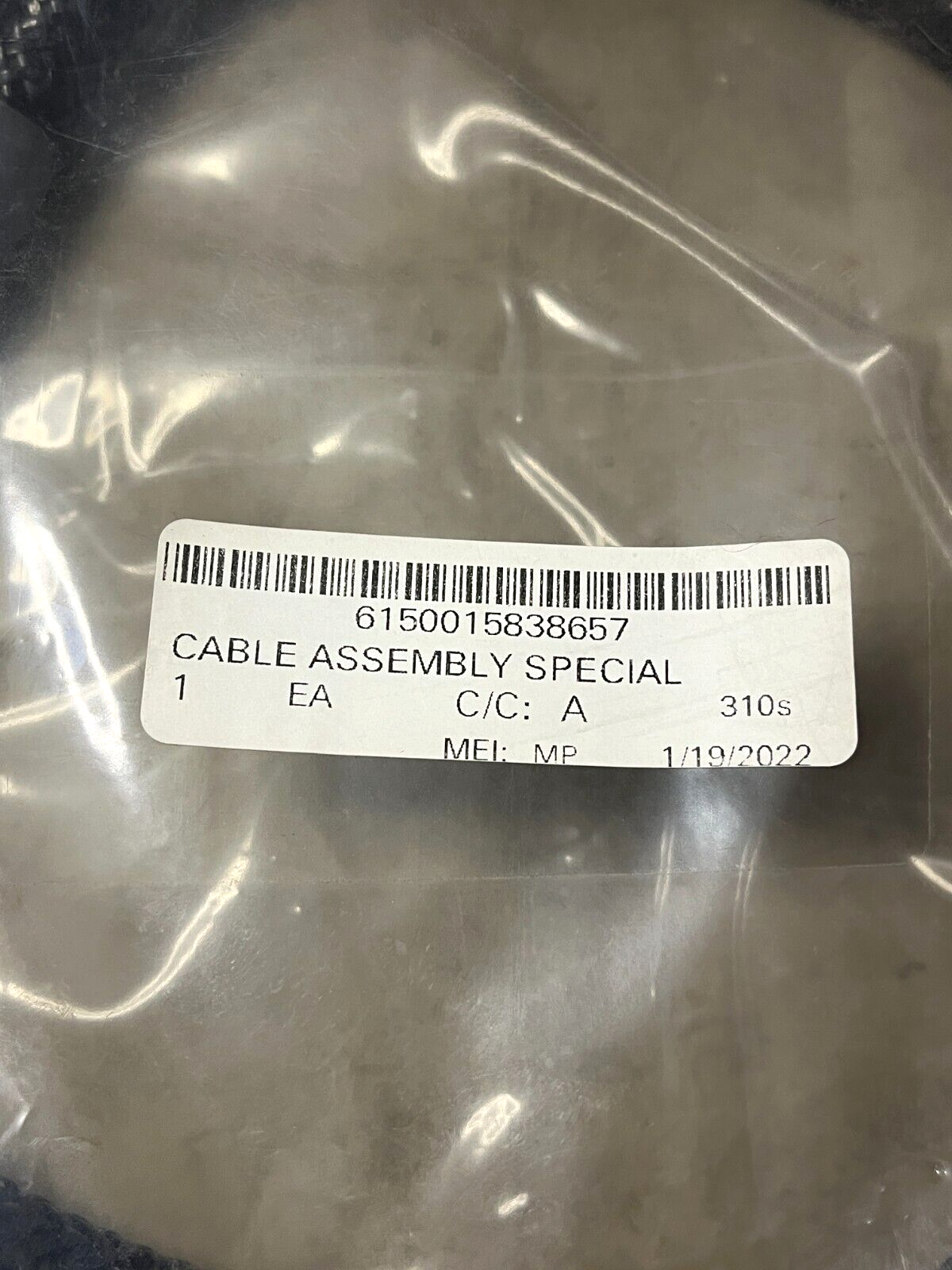 MILITARY MRAP-M-ATV KALAS 3864528 SPECIAL CABLE ASSEMBLY 6150-01-583-8657 NOS