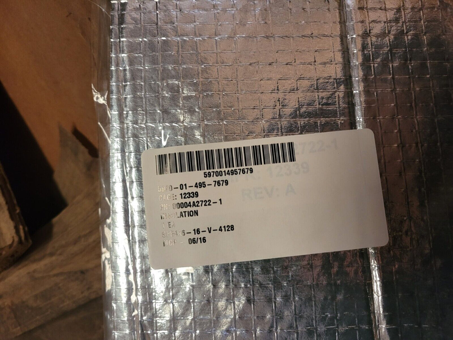 NEW DRS TRAINING & CONTROL SYSTEMS 00004A2722-1 INSULATIONS FOR LAV-25 M1047A