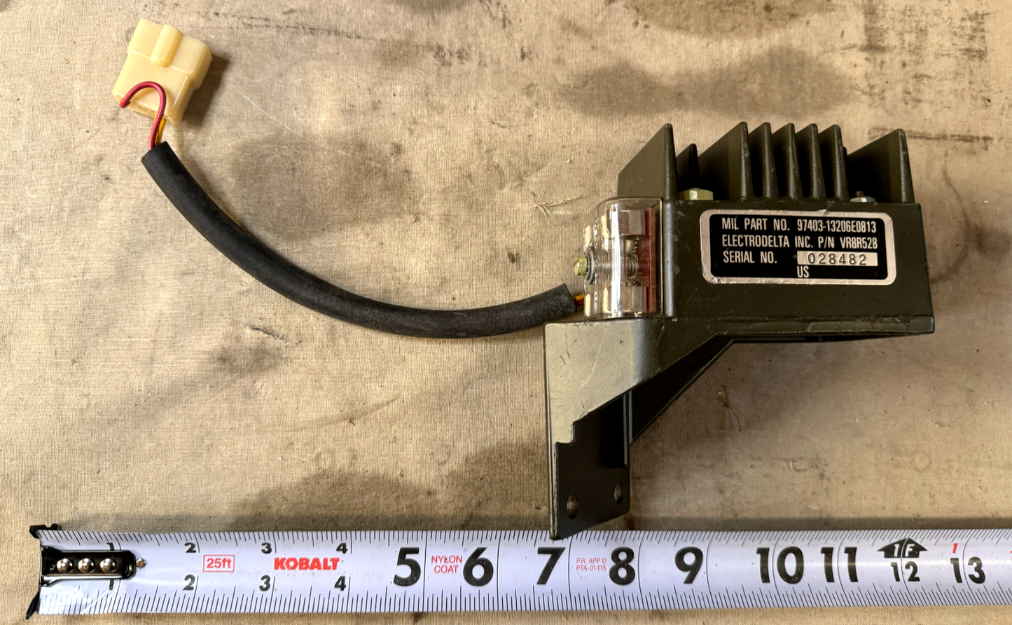 AIRCRAFT TA-4J ELECTRODELTA VR8R528 ENGINE VOLTAGE REGULATOR 2920-00-966-9169