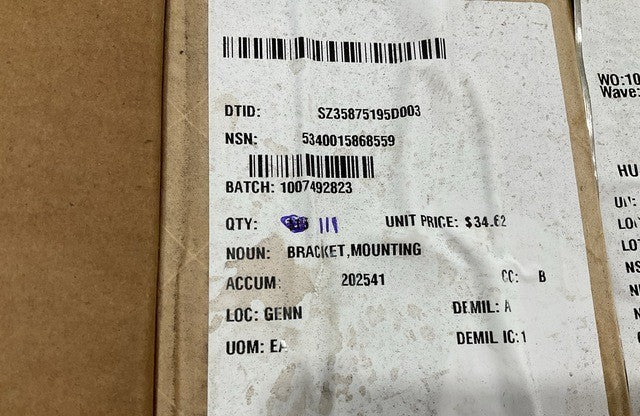 Mounting Bracket 3868946 NSN 5340-01-586-8559 - photo 5