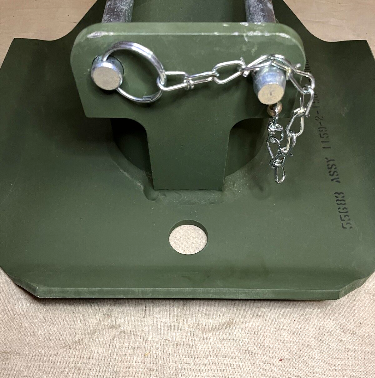 HEMTT, XM977 TRUCK 1159-2-198-00028 JACK-SUPPORT SHOE 1442270 2590-01-184-1902