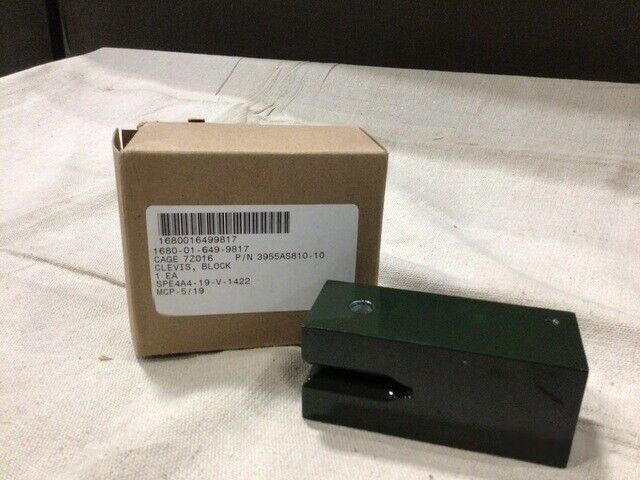 GENUINE MAINTENANCE TRAILER 3955AS810-10 BLOCK CLEVIS NSN 1680-01-649-9817