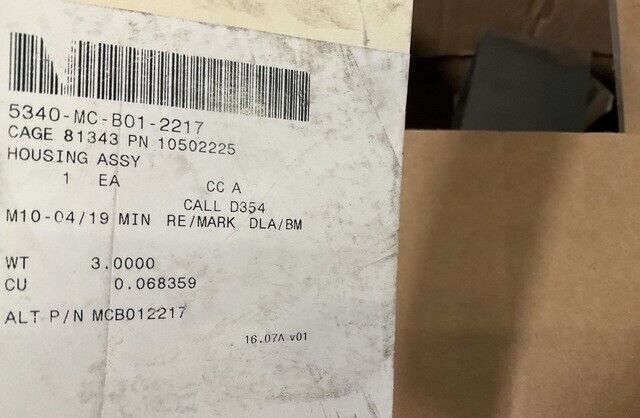 10502225 HOUSING COMMERCIAL ASSY 5340-MC-801 2217