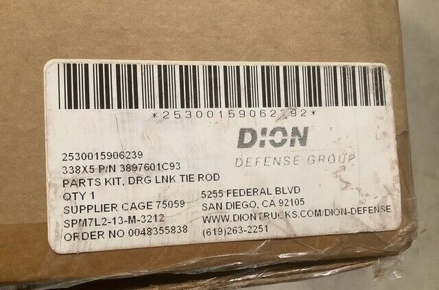 MRAP MAXXPRO DRAG LINK-TIE ROD PARTS KIT 3897601C93 3897601C92 2530-01-590-6239